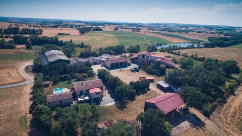 EARL Les Biquets de Conté Haut - Vue aérienne