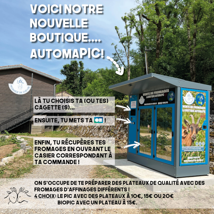 Distributeur automatique Fromagerie Le Pic