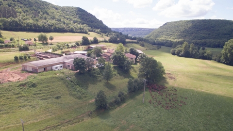 GAEC de Maillolong - Vue aérienne